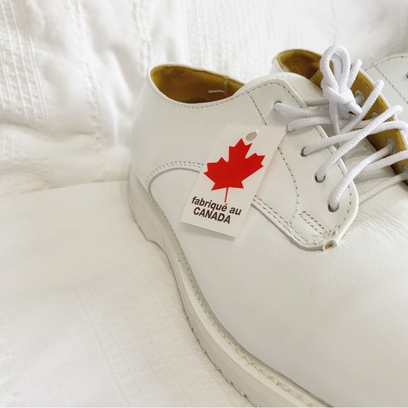 NWOT VIBRAM WOMEN'S WHITE LEATHER LACE UP DRESS SHOES -9 - Picture 7 of 10